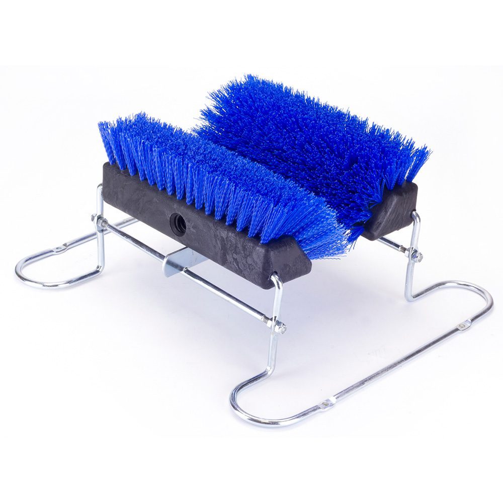 ESTACION PARA LIMPIEZA DE CALZADO AZUL